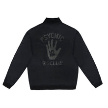 Load image into Gallery viewer, Psychic 9-5 Club Bomber Jacket – Black with Black Print