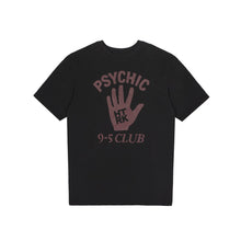 Load image into Gallery viewer, Psychic 9-5 Club T-Shirt - Black with Blood Print