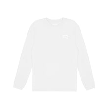 Load image into Gallery viewer, HTRK x PAGEANT Psychic 9-5 Club long sleeve tee - White on White